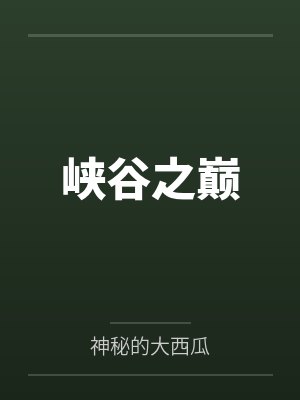 峡谷之巅笔趣阁无弹窗封面
