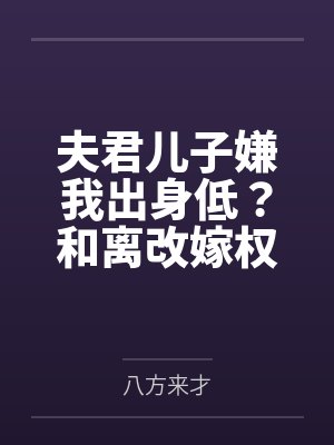 夫君儿子嫌我出身低？和离改嫁权倾朝野摄政王封面