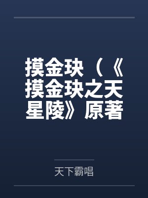 摸金玦（《摸金玦之天星陵》原著）封面