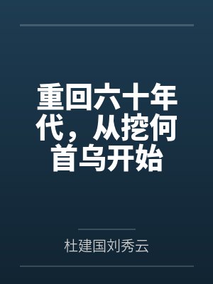 重回六十年代，从挖何首乌开始封面