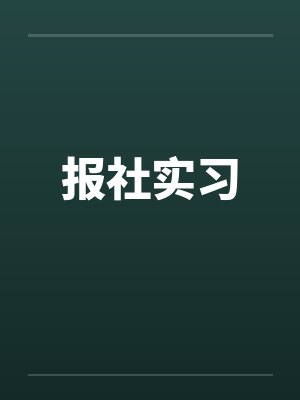 报社实习封面