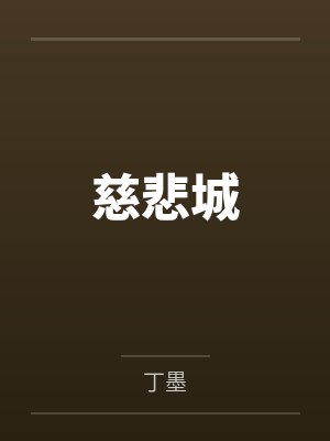 慈悲城封面