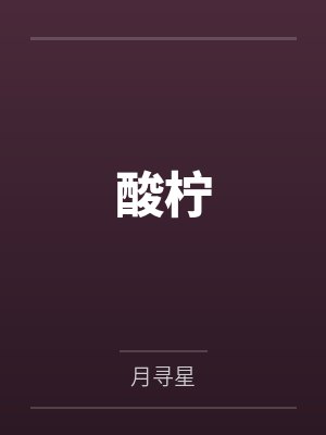 酸柠by月寻星封面
